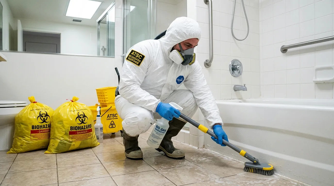 Decontamination equipment deployed for Blood Cleanup in Nashua